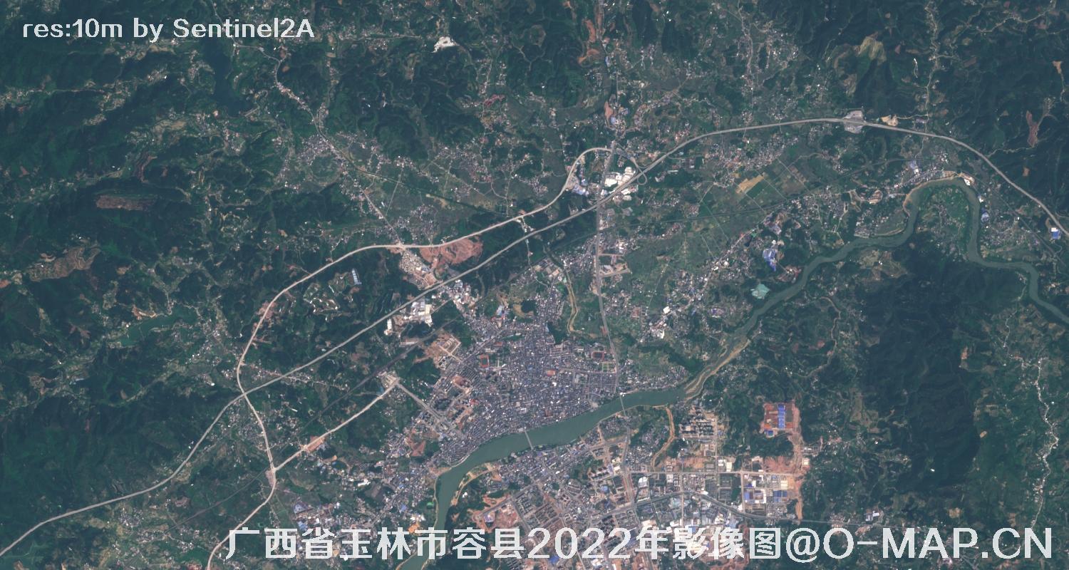 容縣最新航拍全景，一覽無余的美麗風(fēng)光??